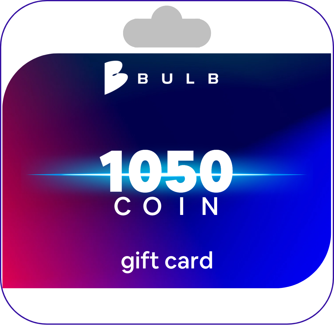 Gift card 1050 BULB Coin