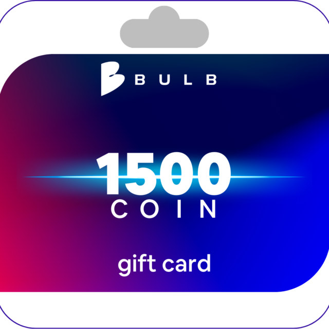Gift card 1500 BULB Coin