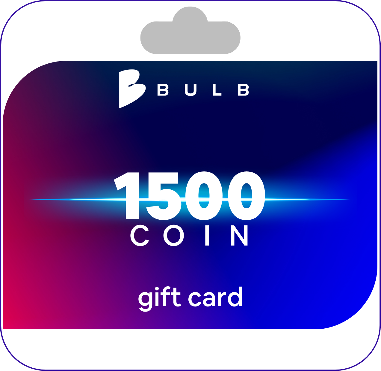 Gift card 1500 BULB Coin